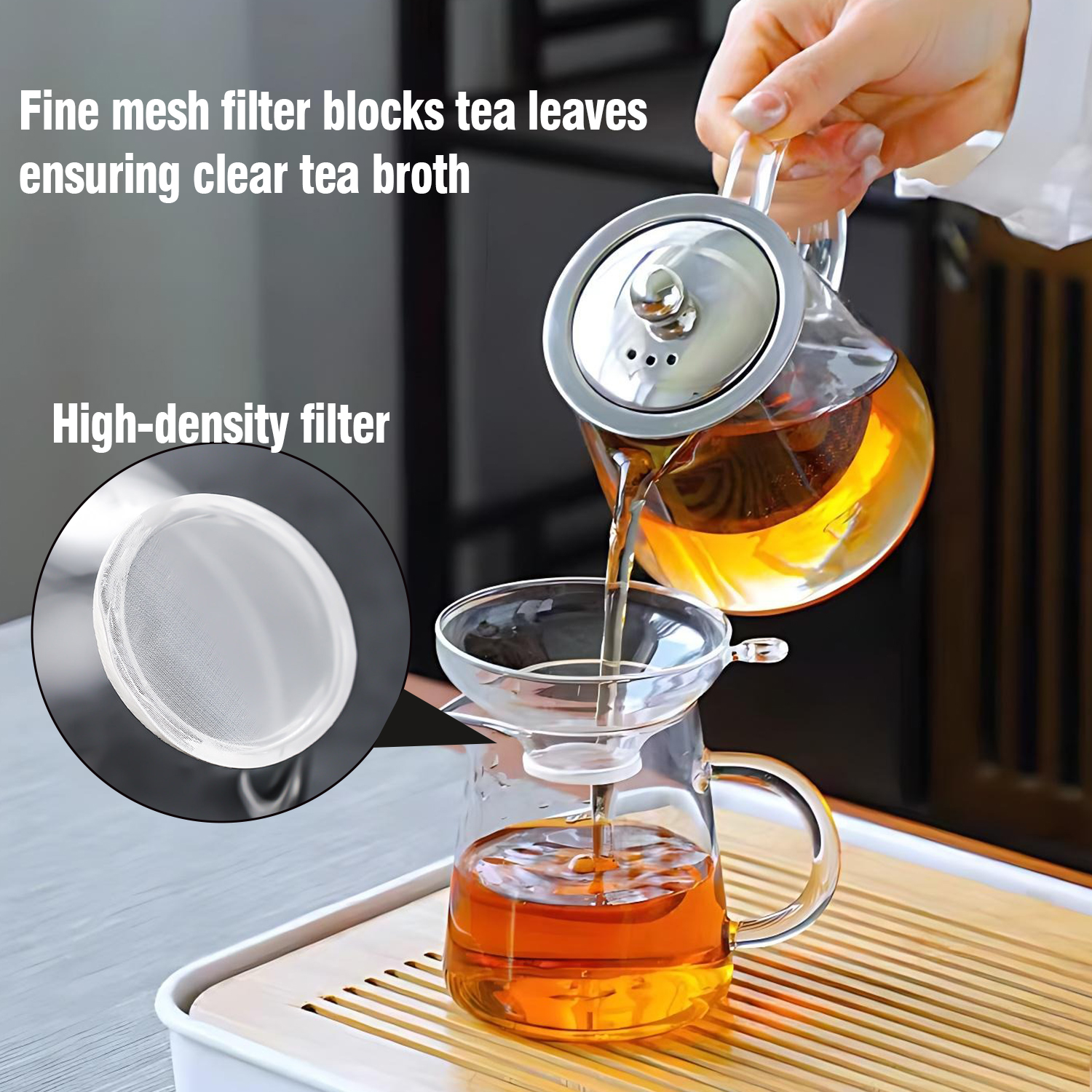 OANKR Glass Tea Strainer for L – Loose Leaf Tea Infuser recenzja i cena