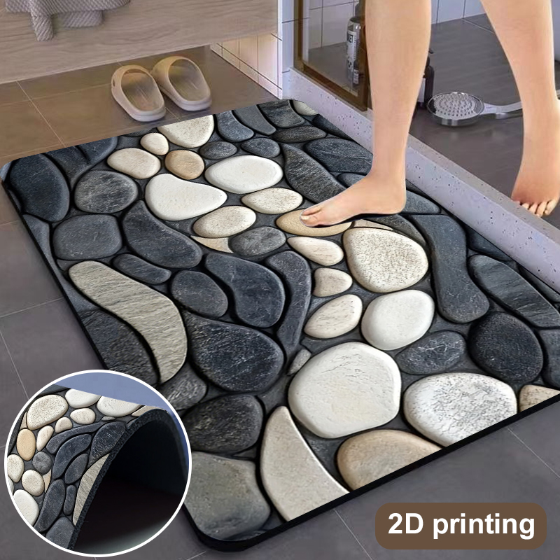Pebble Pattern Diatomite Rug F – Sustainable Living Eco Friendly recenzja i cena