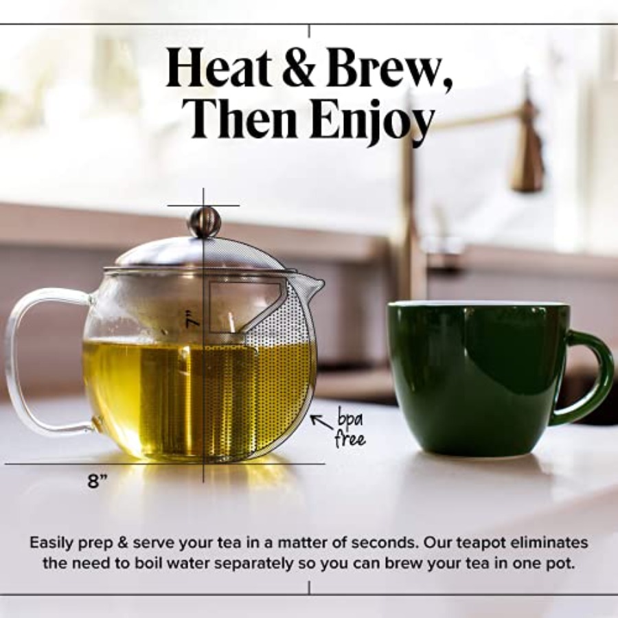 Teapot with Infuser for Loose  – Loose Leaf Tea Infuser recenzja i cena