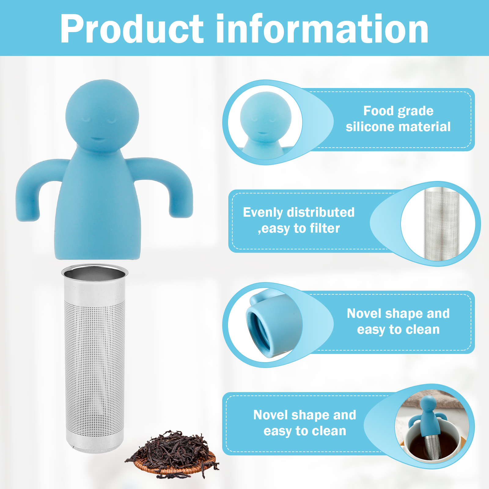4Pcs Tea Infuser for Loose Tea – Loose Leaf Tea Infuser recenzja i cena