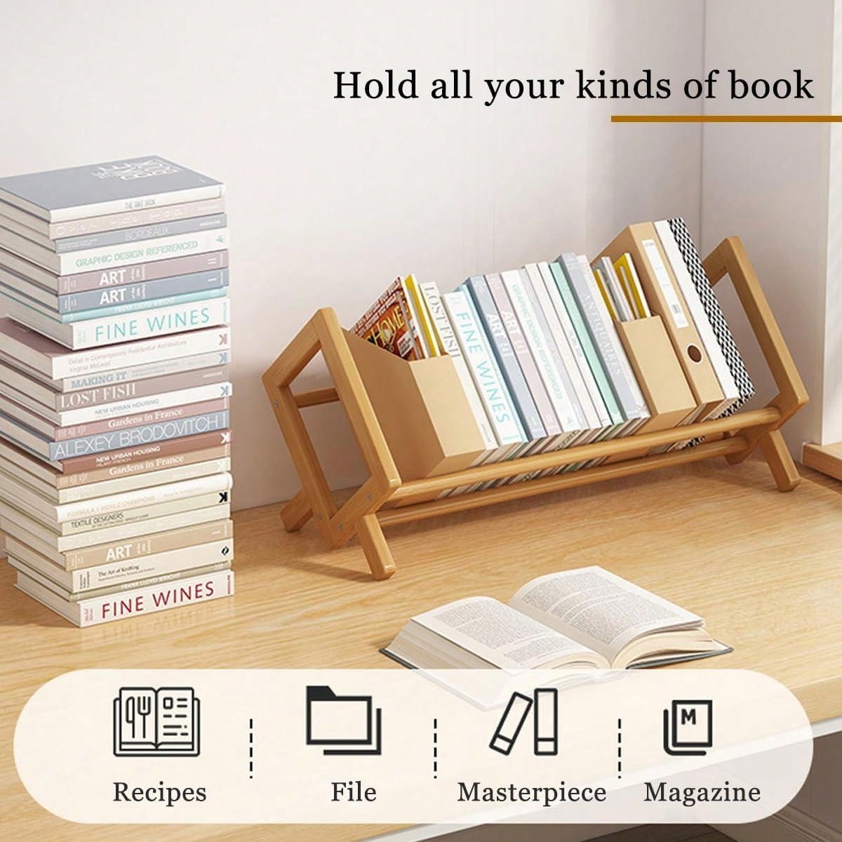 Desktop Bookshelf Home Living  – Sustainable Living Eco Friendly recenzja i cena