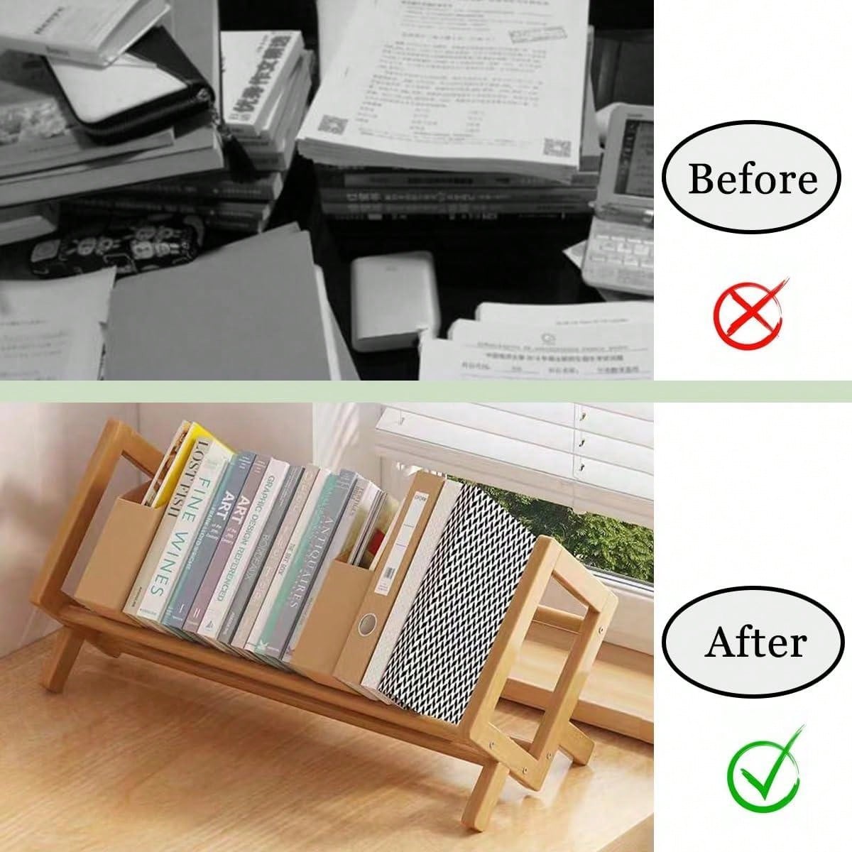 Desktop Bookshelf Home Living  – Sustainable Living Eco Friendly recenzja i cena