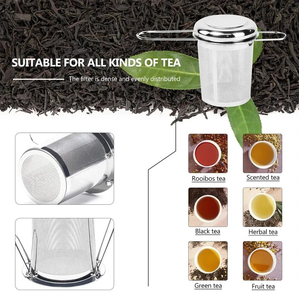A Set Stainless Steel Mesh Tea – Loose Leaf Tea Infuser recenzja i cena