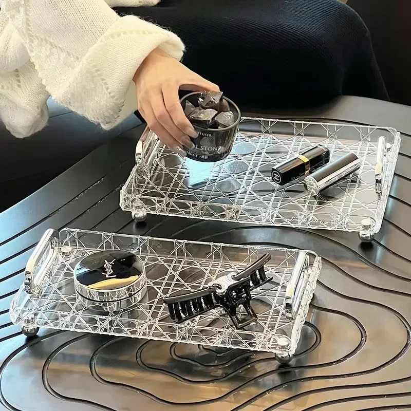 Acrylic Rectangular Tray Makeu – Sustainable Living Eco Friendly recenzja i cena